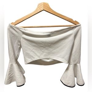 Bell sleeve crop top